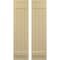 Ekena Millwork Americraft 4-Board, 2 Batten Exterior Real Wood Joined Board-n-Batten Shutters, ARW101BB414X35NTH, PR ARW101BB414X35NTH - alternate 1
